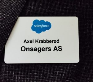 Onsagers har valgt Salesforce.com for å komme tettere på sine kunder og partnere. 