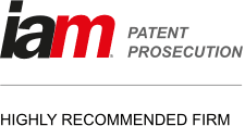 IAM Patent Prosecution Highly Recommended Firm